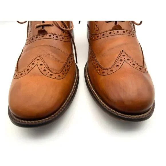 Cole Haan Brown Leather Wingtip Oxford Dress Shoes Men's Size 8.5 M Brogue - Picture 10 of 10
